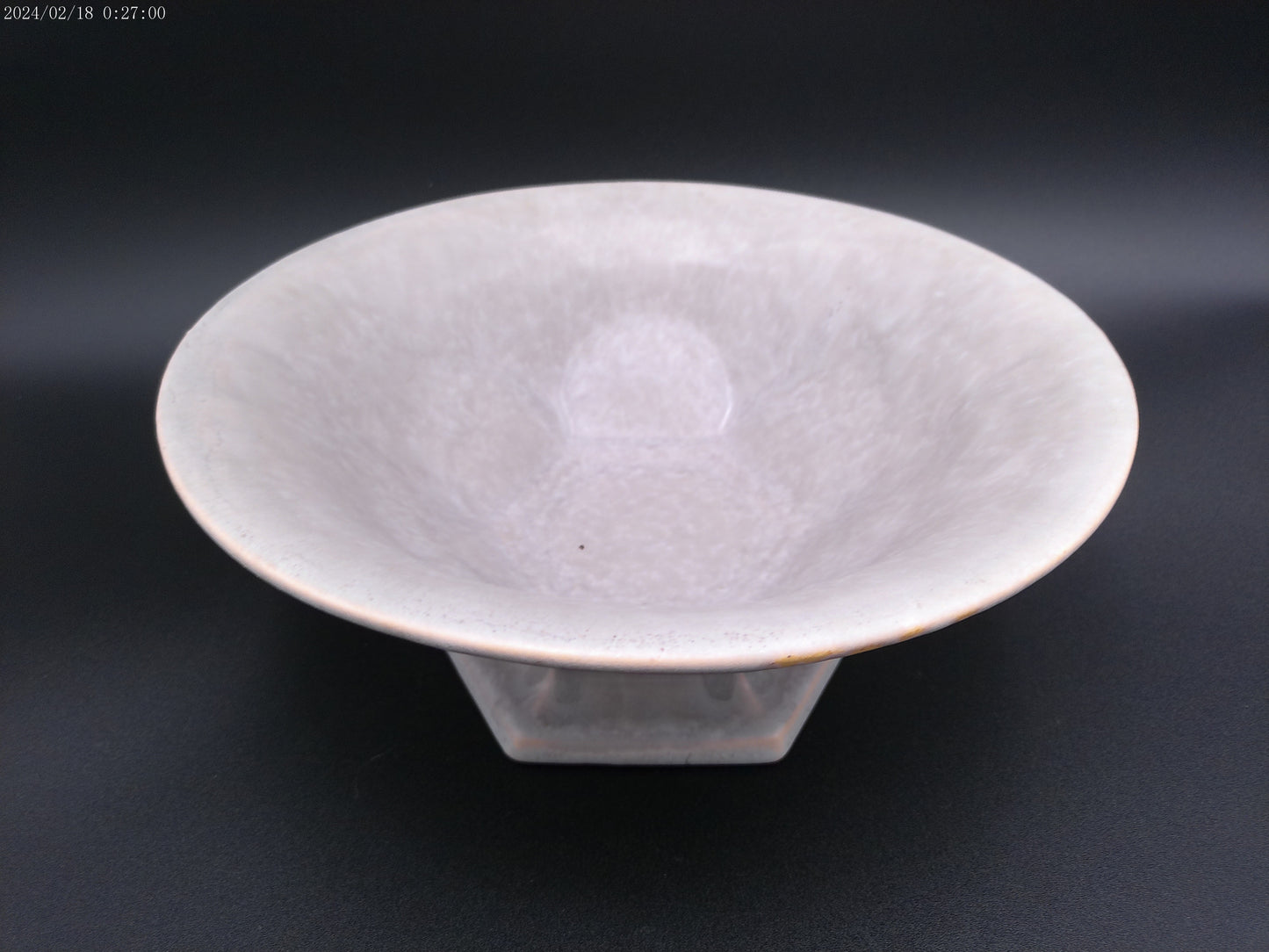 Roseville Tuscany 1927 Vintage Pottery Art Deco gray bowl centerpiece bowl