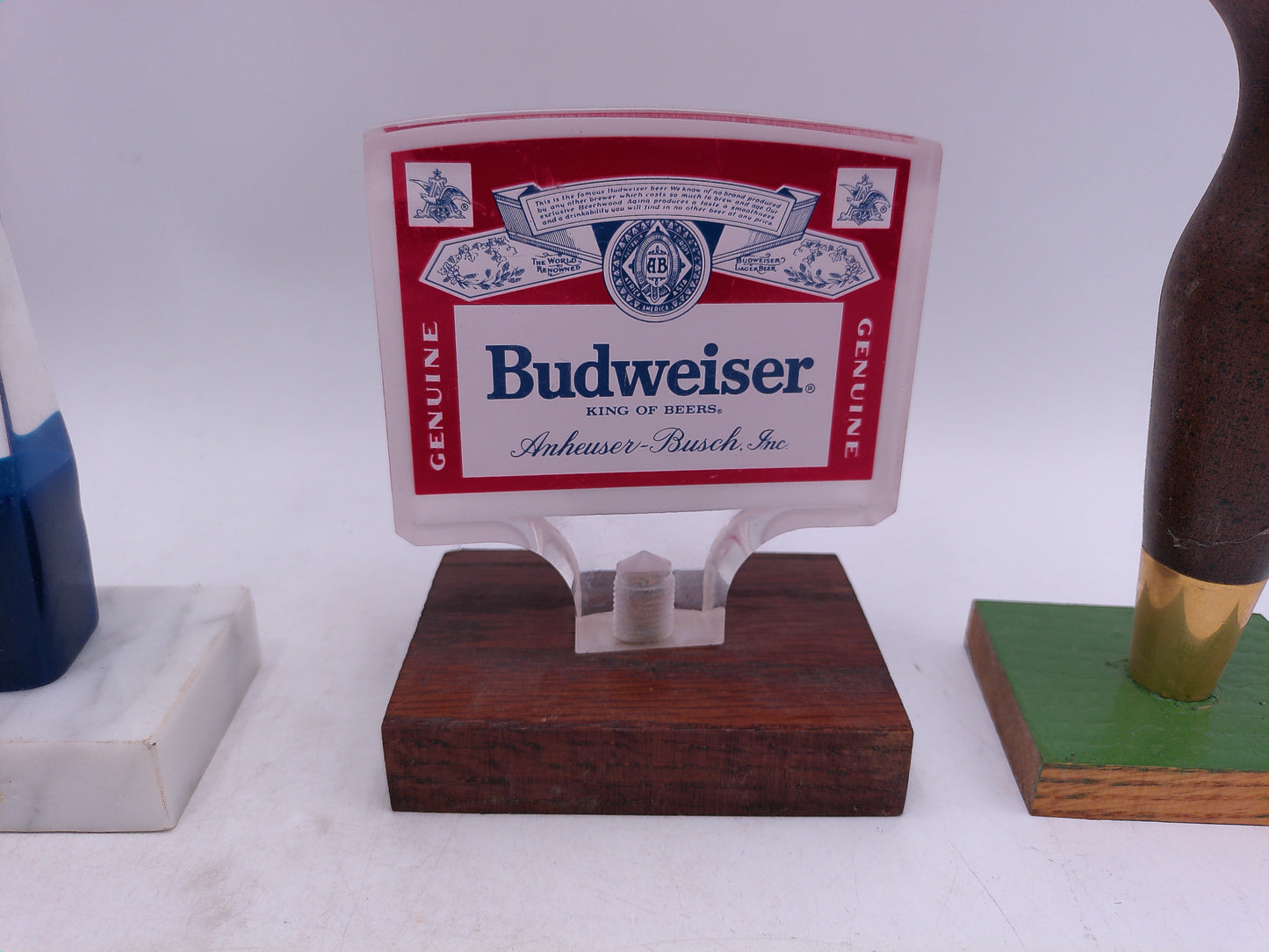 Beer Tap Taps Lot of 4 Busch Budweiser Molsun Vintage