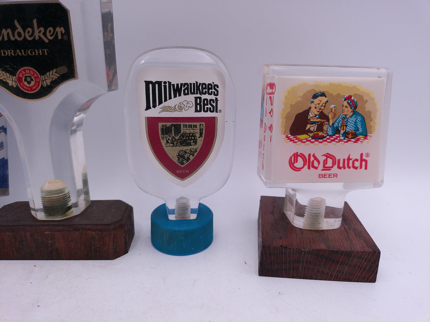 Beer Tap Taps Lot of 6 Vintage Busch Old Dutch Milwaukee's Best Coors Light others
