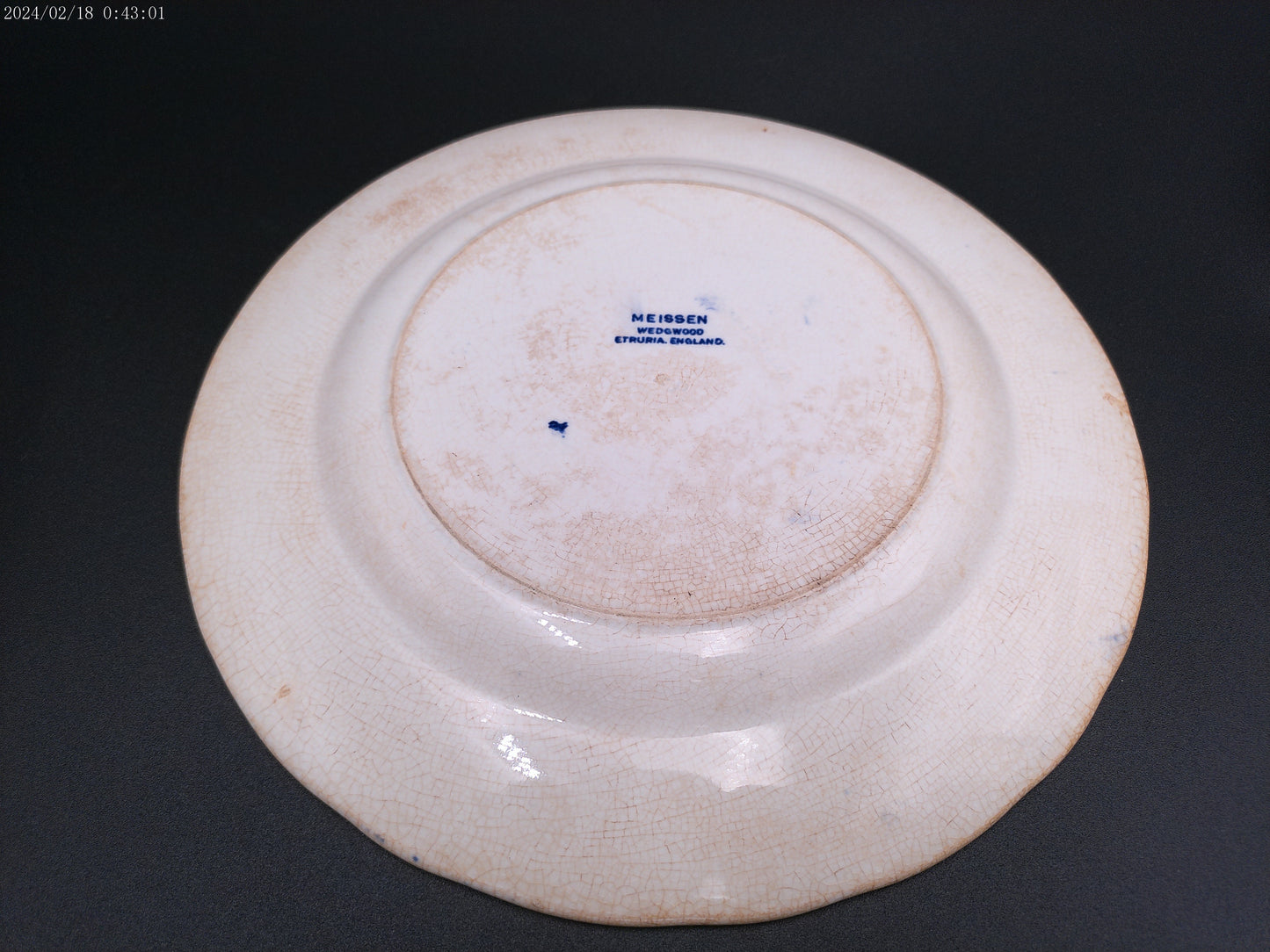 Rare Antique Wedgwood Meissen plate dish