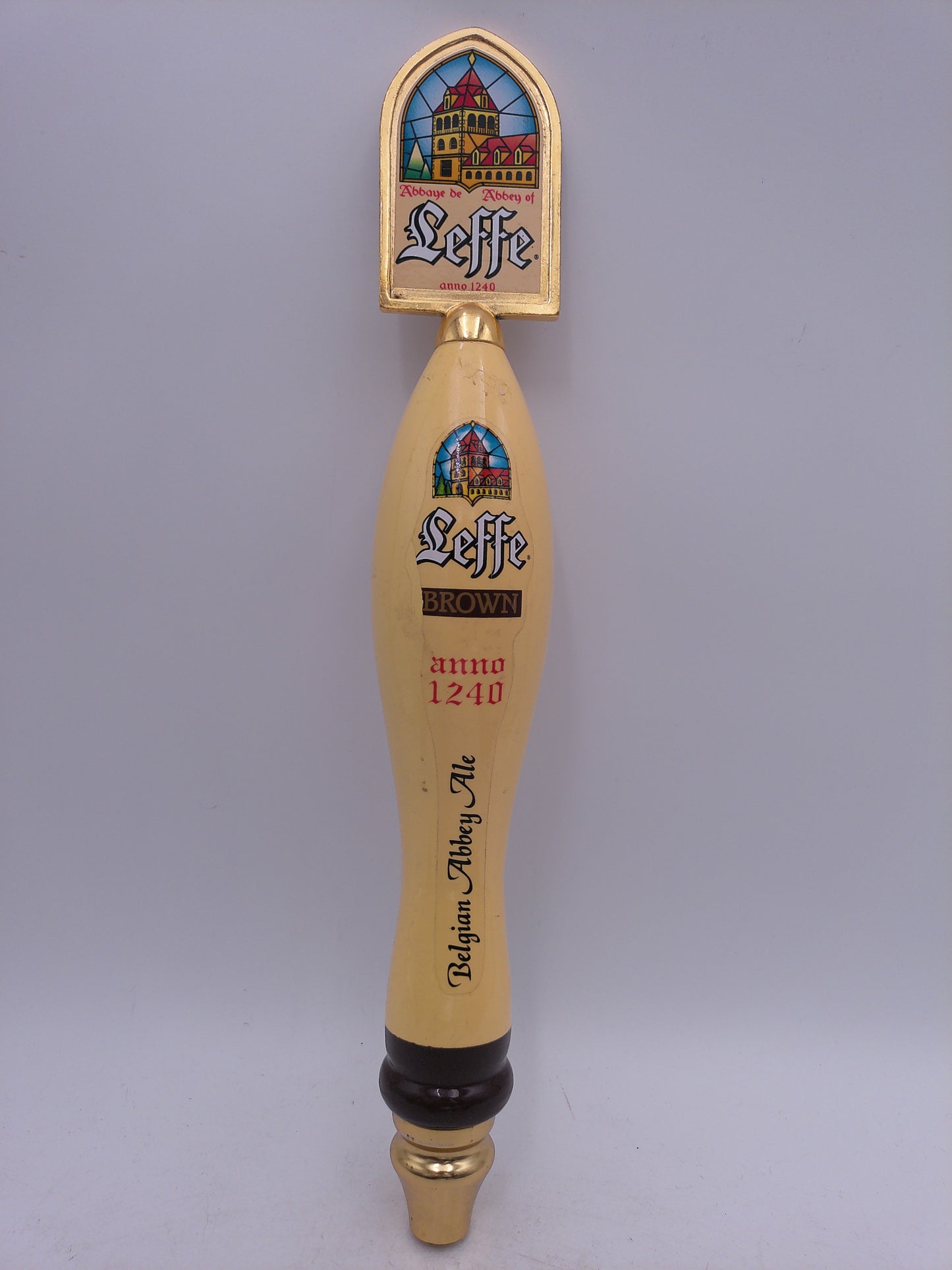 Beer Tap Taps Lot of 4 Red Hook Beer G. III R. From 1800's Leffe Blonde Belgian Abbey Ale