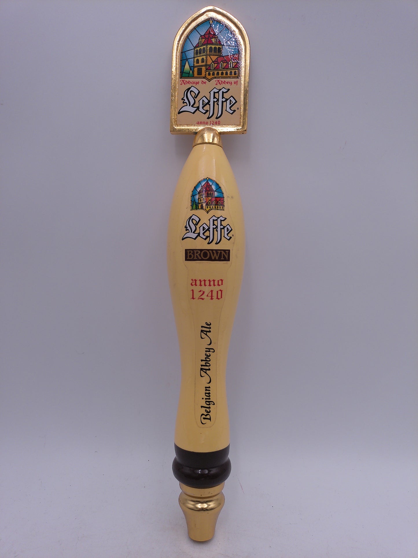 Beer Tap Taps Lot of 4 Red Hook Beer G. III R. From 1800's Leffe Blonde Belgian Abbey Ale