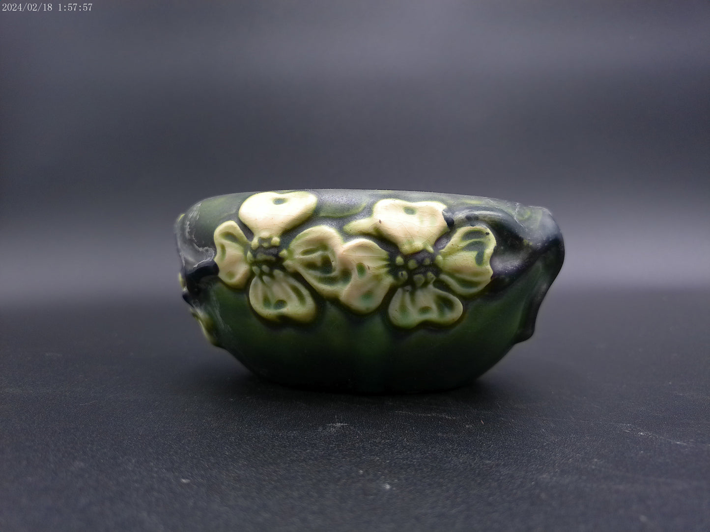 Roseville Pottery Bowl Vintage floral desgin