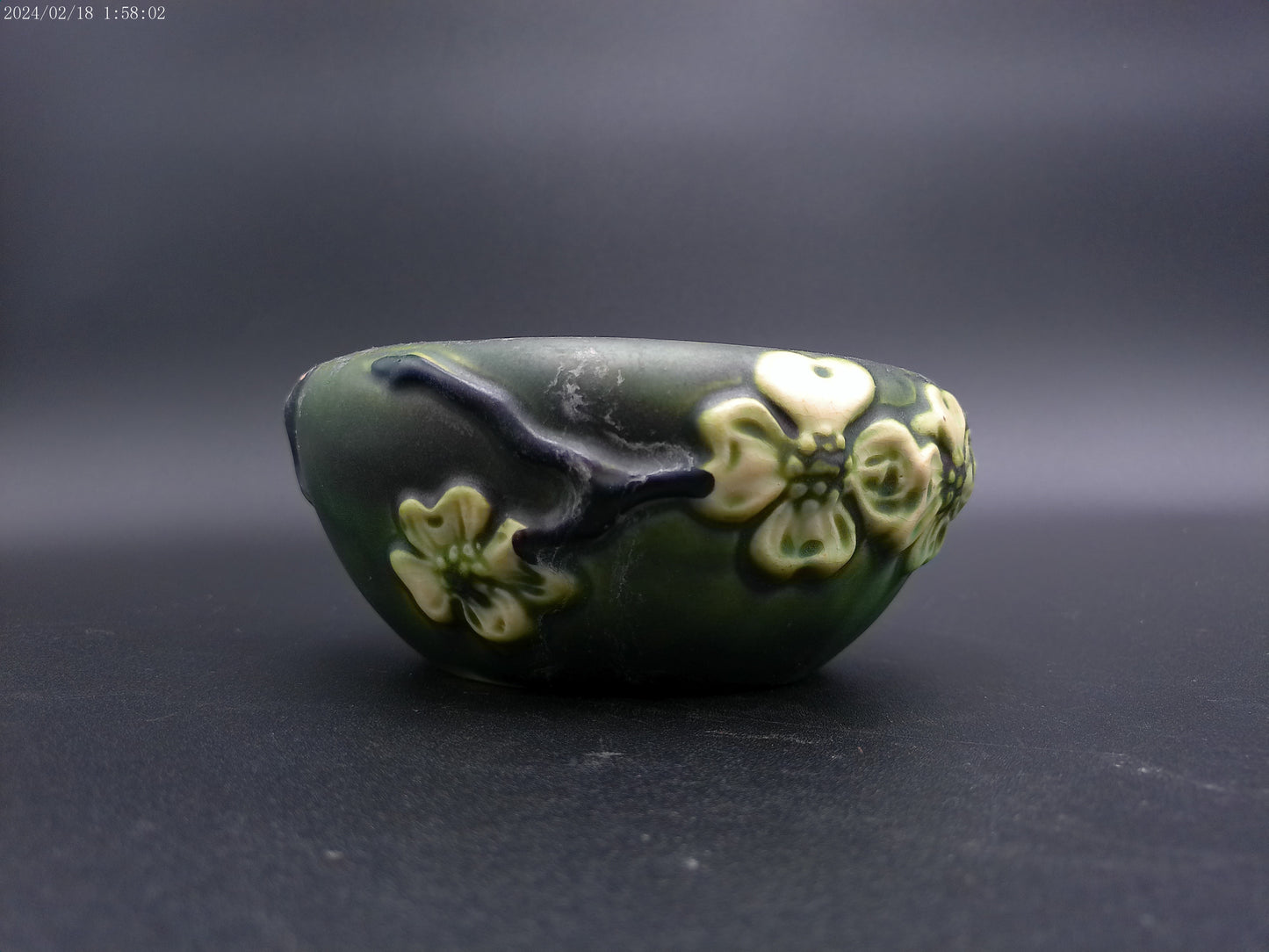 Roseville Pottery Bowl Vintage floral desgin