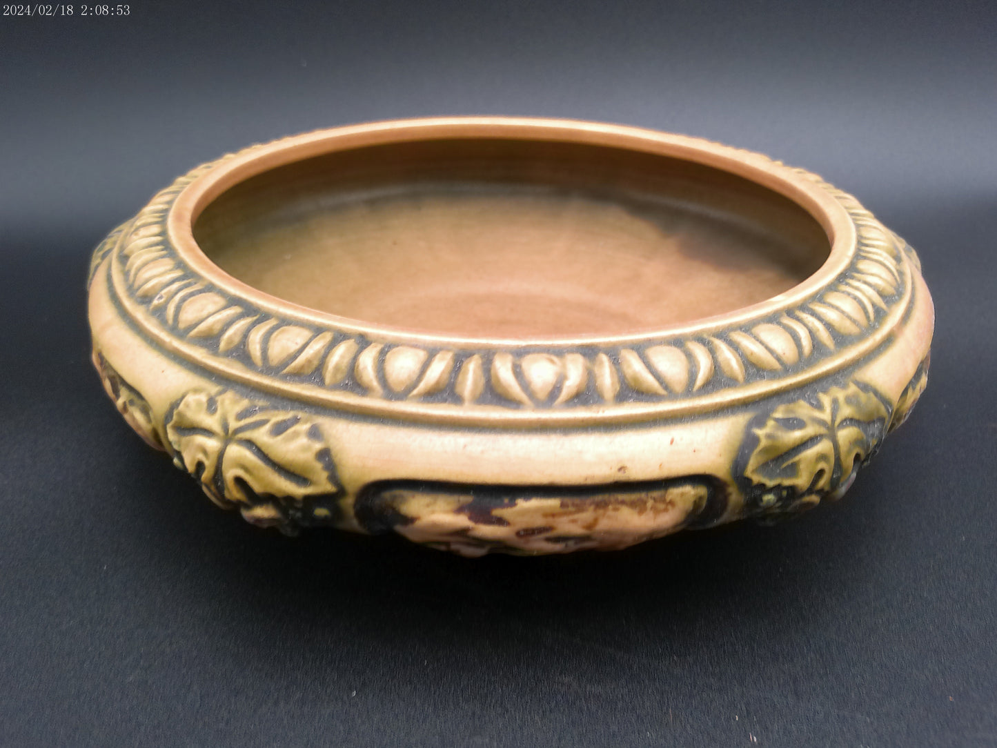 Roseville Pottery Florentine Low Jardiniere Console Bowl Dish