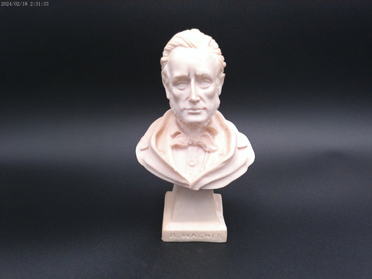 Bust of R Wagner Vintage signed by Artist