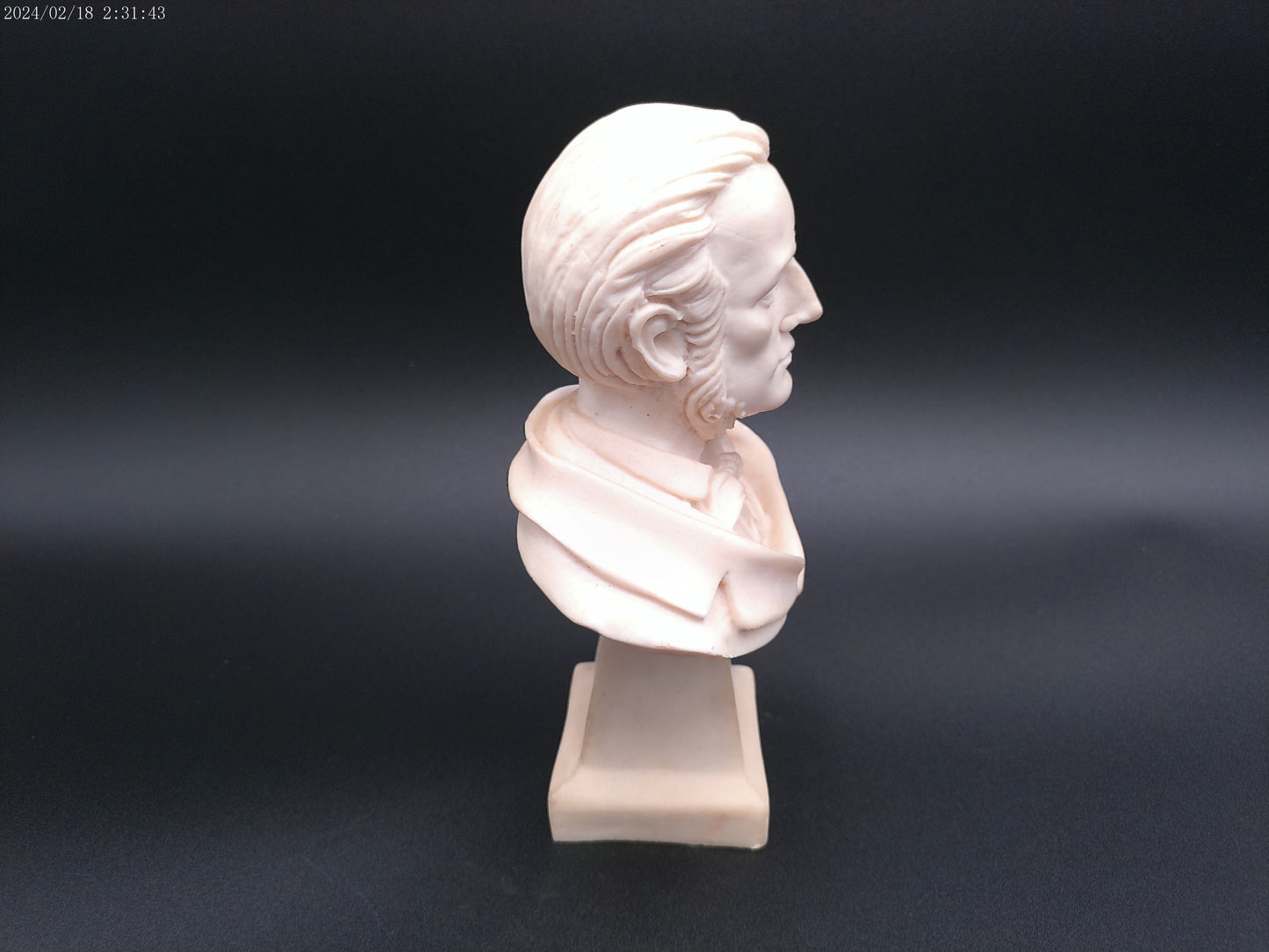 Bust of R Wagner Vintage signed by Artist