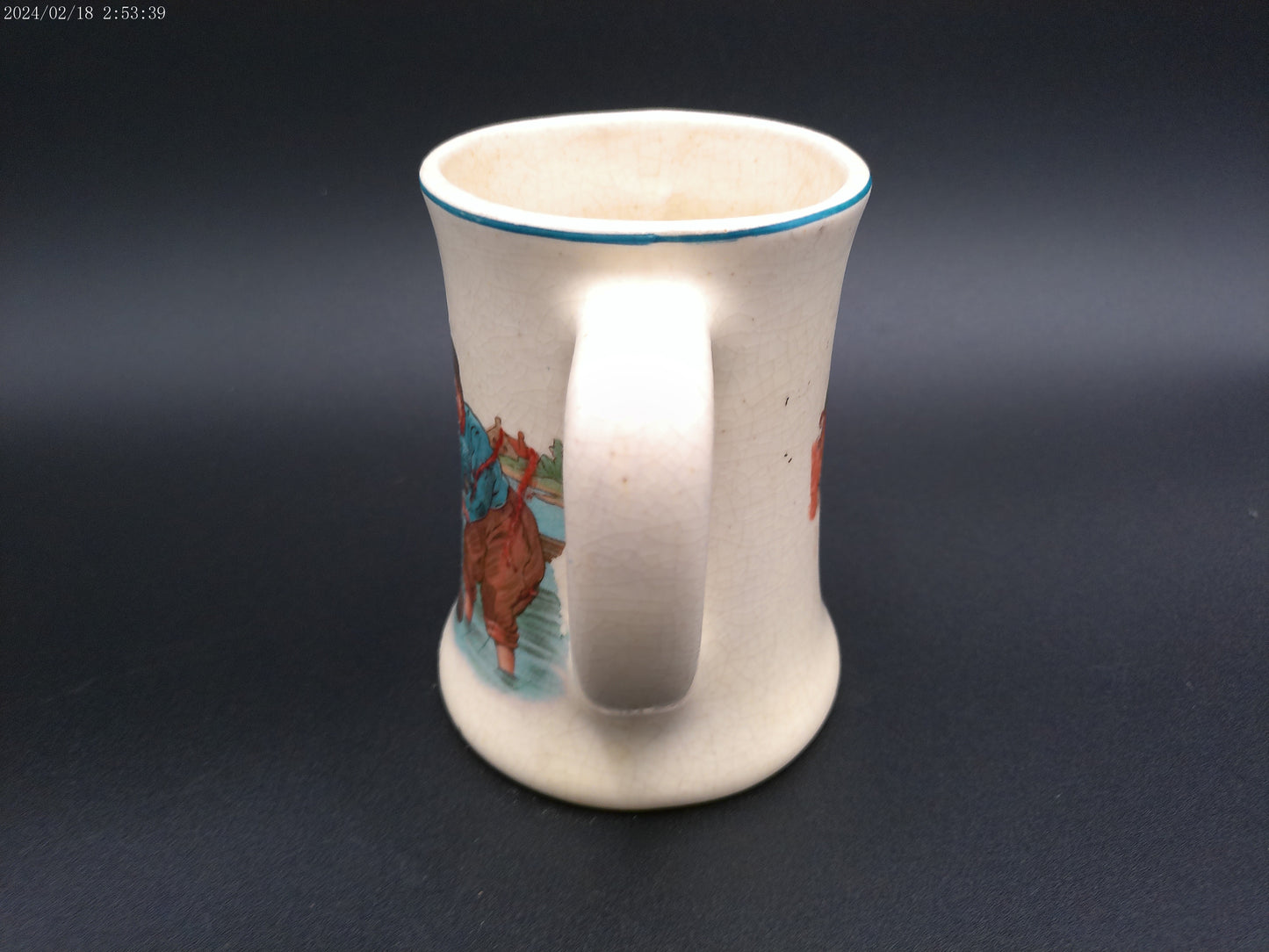 Roseville Dutch Creamware Pre 1916 MUG