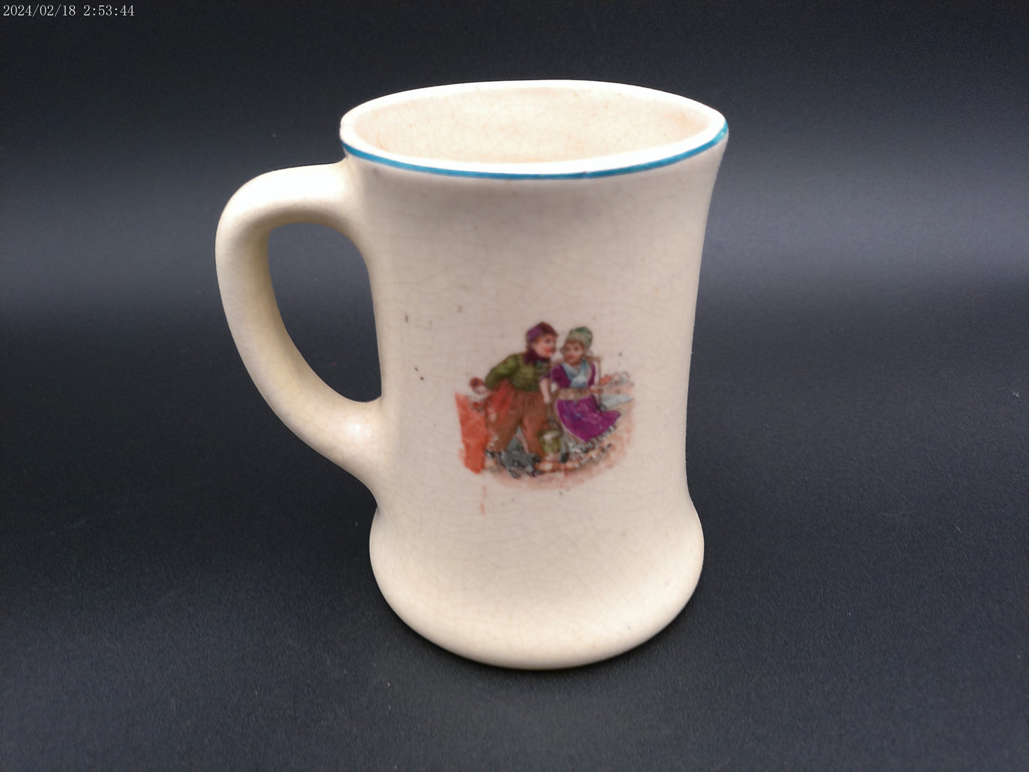 Roseville Dutch Creamware Pre 1916 MUG