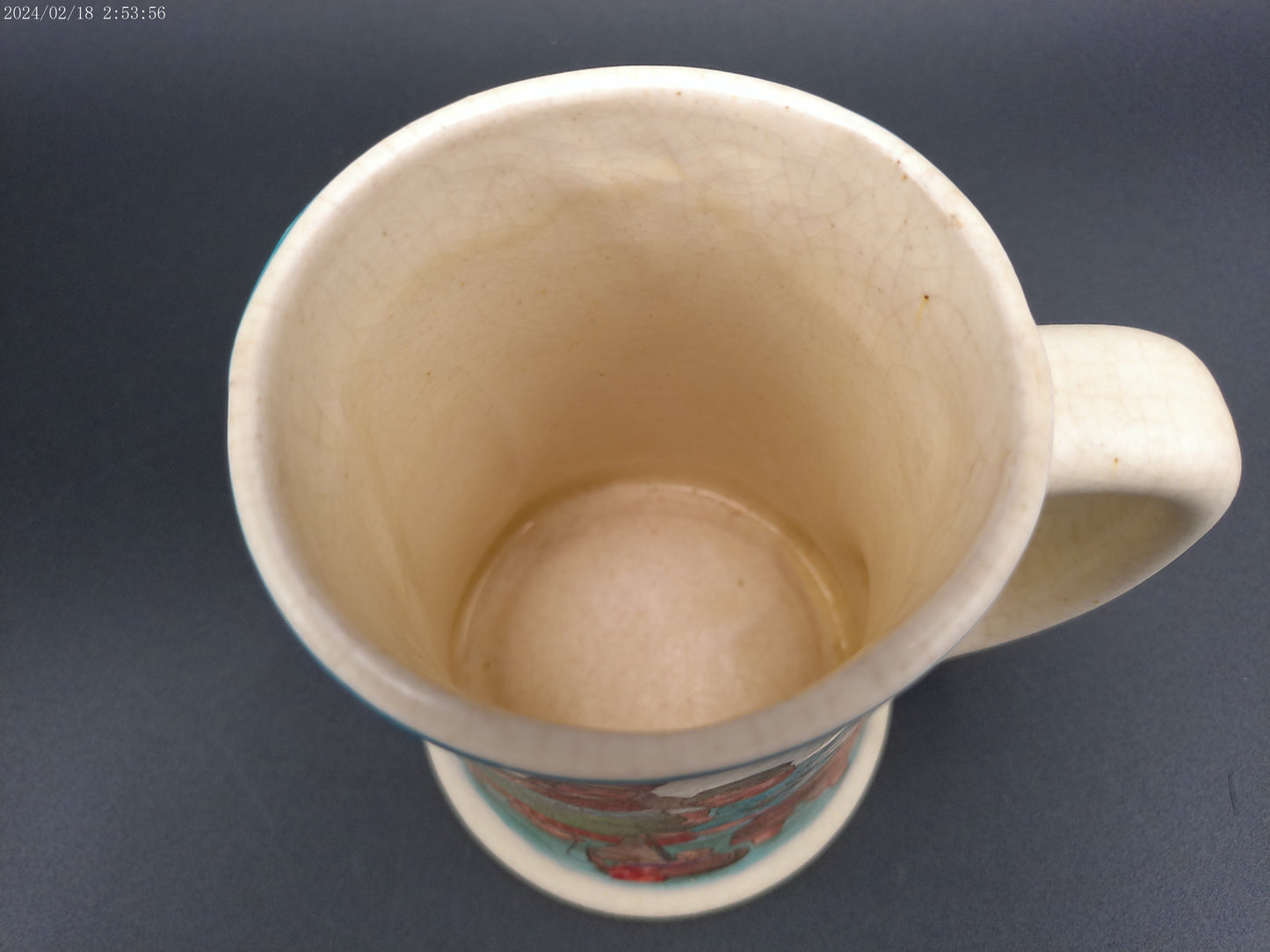 Roseville Dutch Creamware Pre 1916 MUG