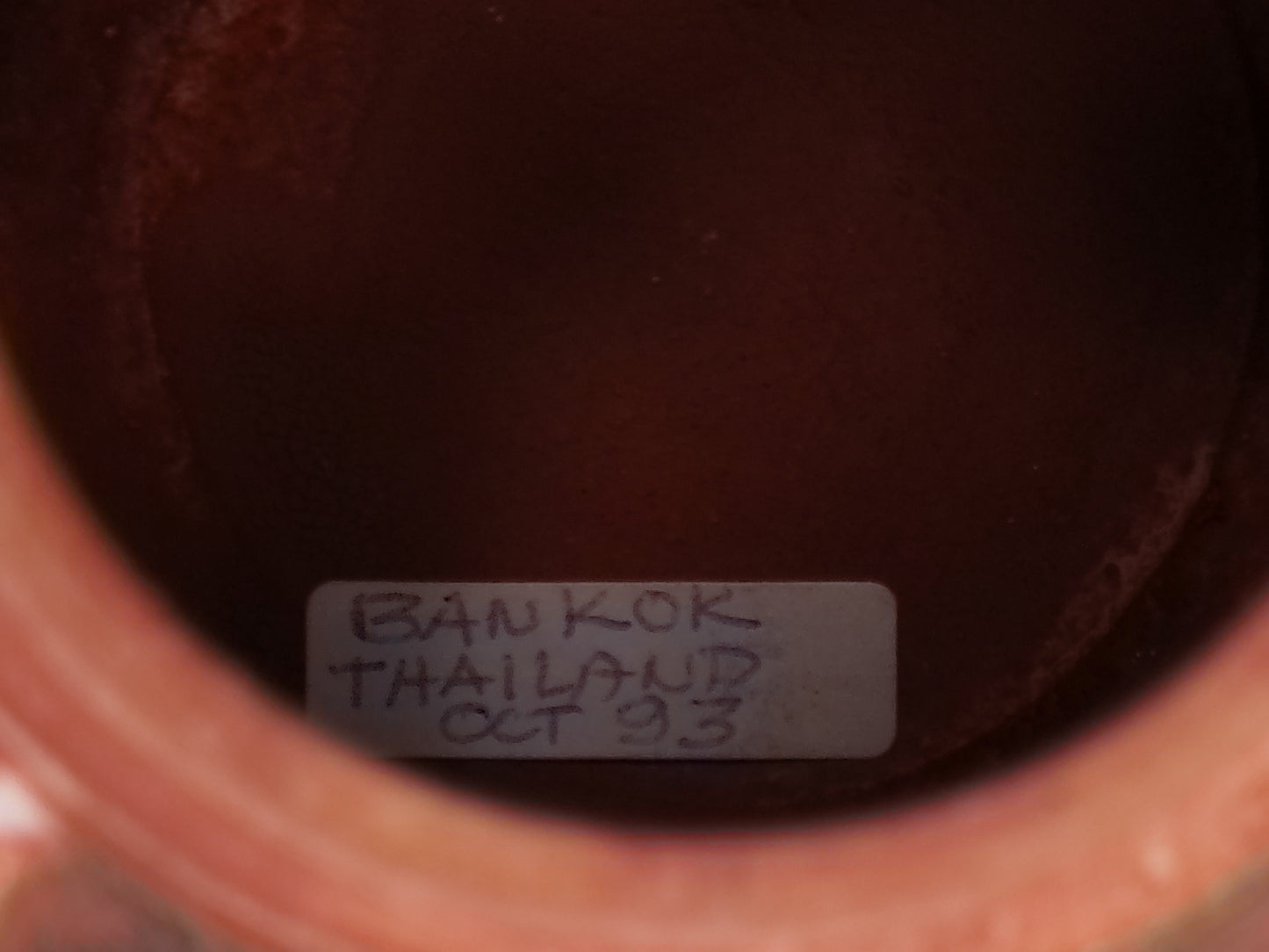 Bowl Made in Bangkok Thailand 1993 unique design