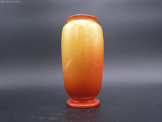 Rookwood Orange and yellow sun colored vase vintage