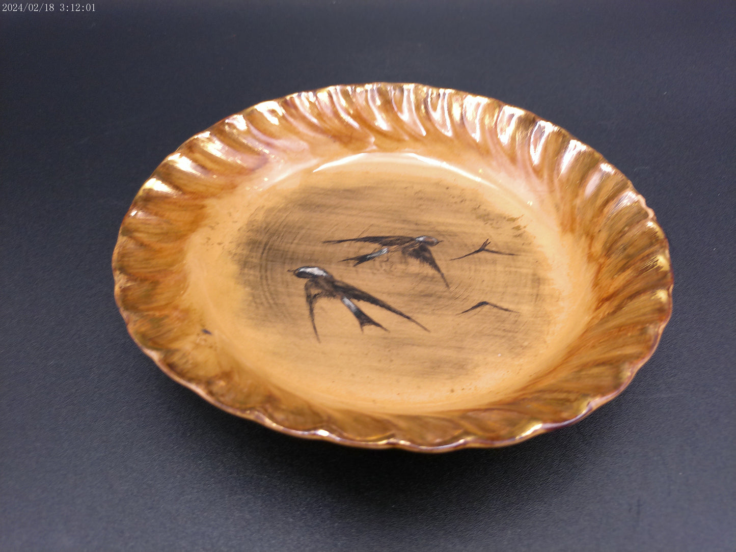 Rookwood Plate dish vintage marked and signed rare