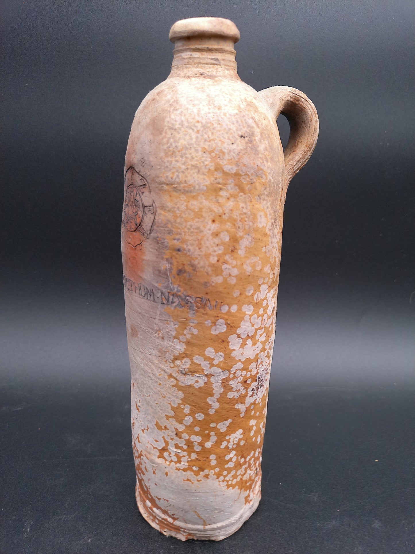 German Selters Stoneware Clay Bottle Jug salt glaze 1800's #2