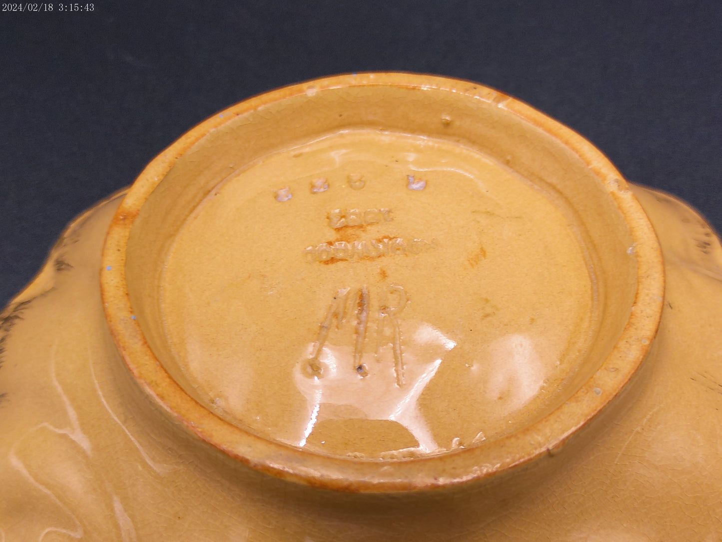 Rookwood Limoges Piece dish plate signed MR RARE VINTAGE