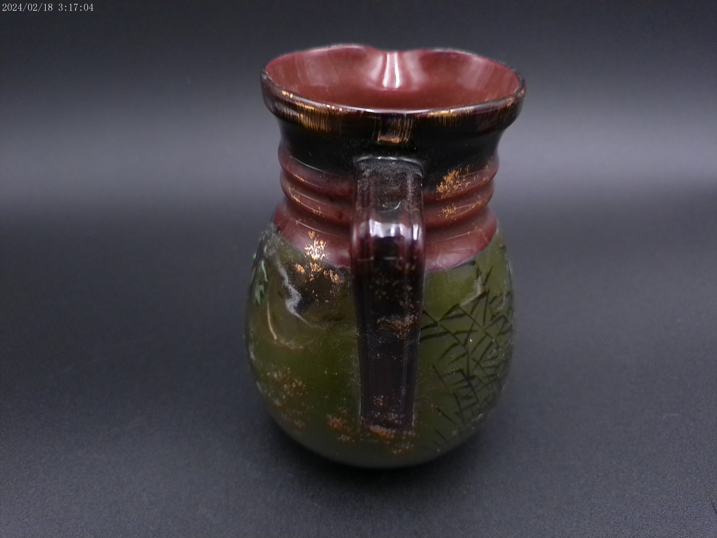 Rookwood pitcherFloral Design Signed Vintage Rare