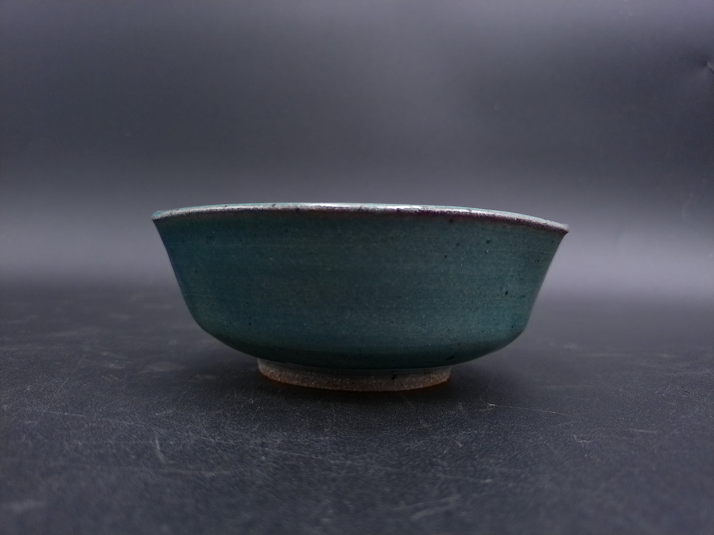 Bowl dish Vintage Pottery Japan writing design