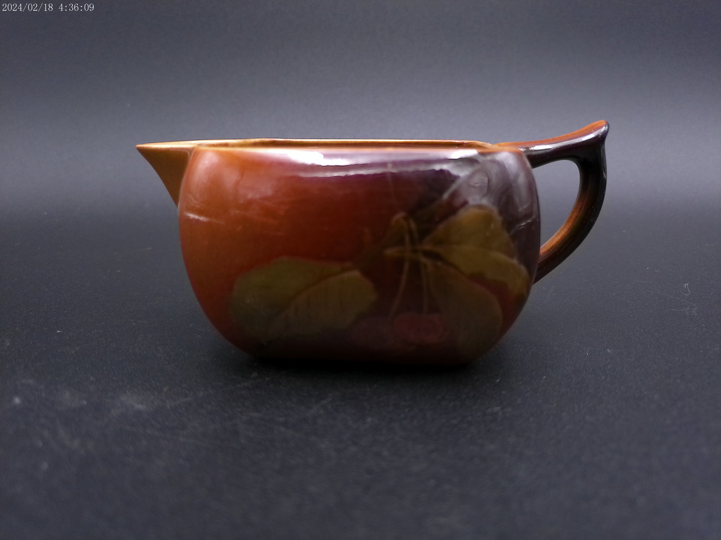 Rookwood Pottery Creamery Floral Bowl Signed and Marked 43 J.E.Z. Rare