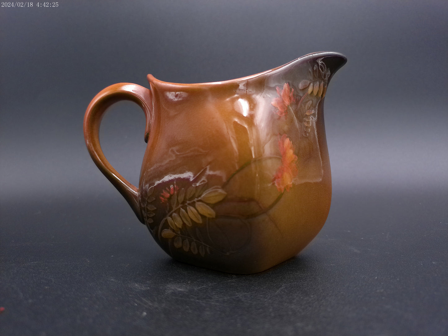 Bookwood Pottery Pitcher marked 692 and signed Vintage Rare