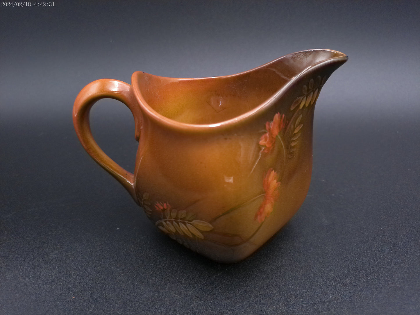 Bookwood Pottery Pitcher marked 692 and signed Vintage Rare