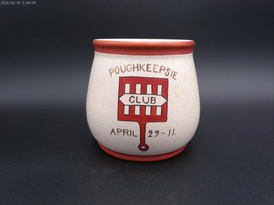Roseville Bowl Poughkeepsie Club Jar Humidor