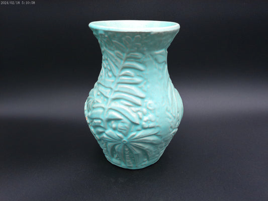 Weller Art Pottery Green Vase Vintage