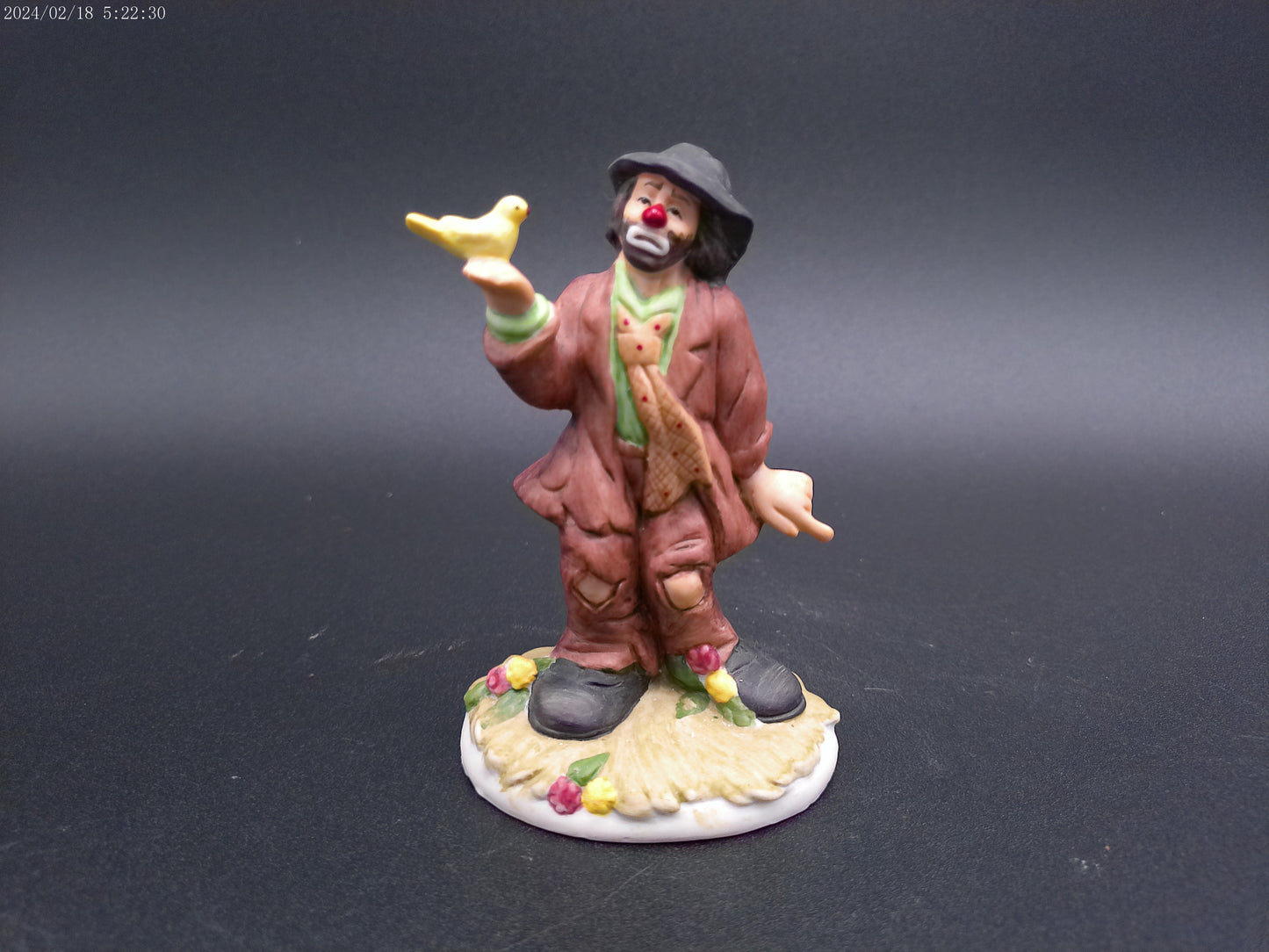 Clown hobo Statue Signed by Emmett Kelly Jr