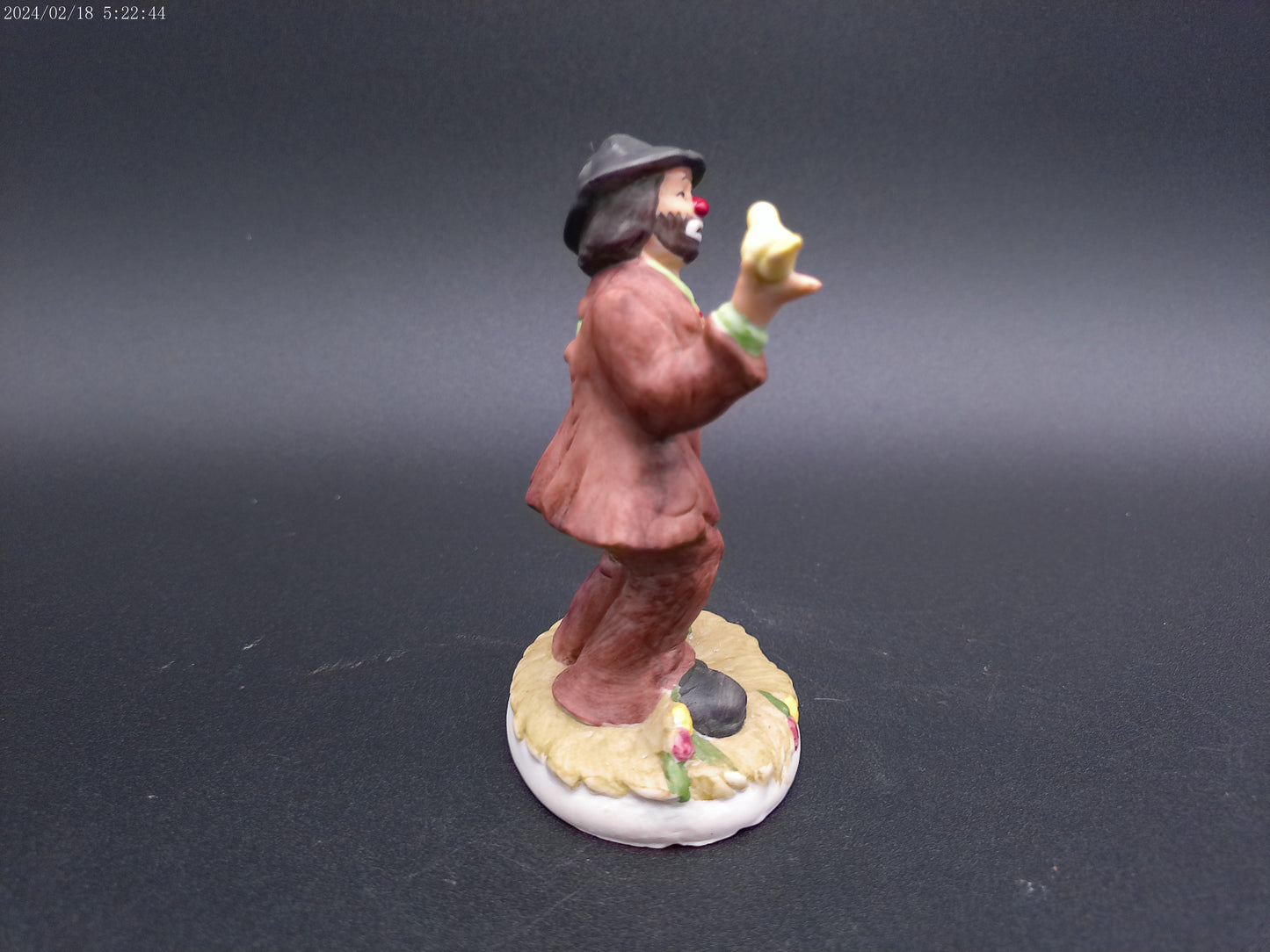 Clown hobo Statue Signed by Emmett Kelly Jr