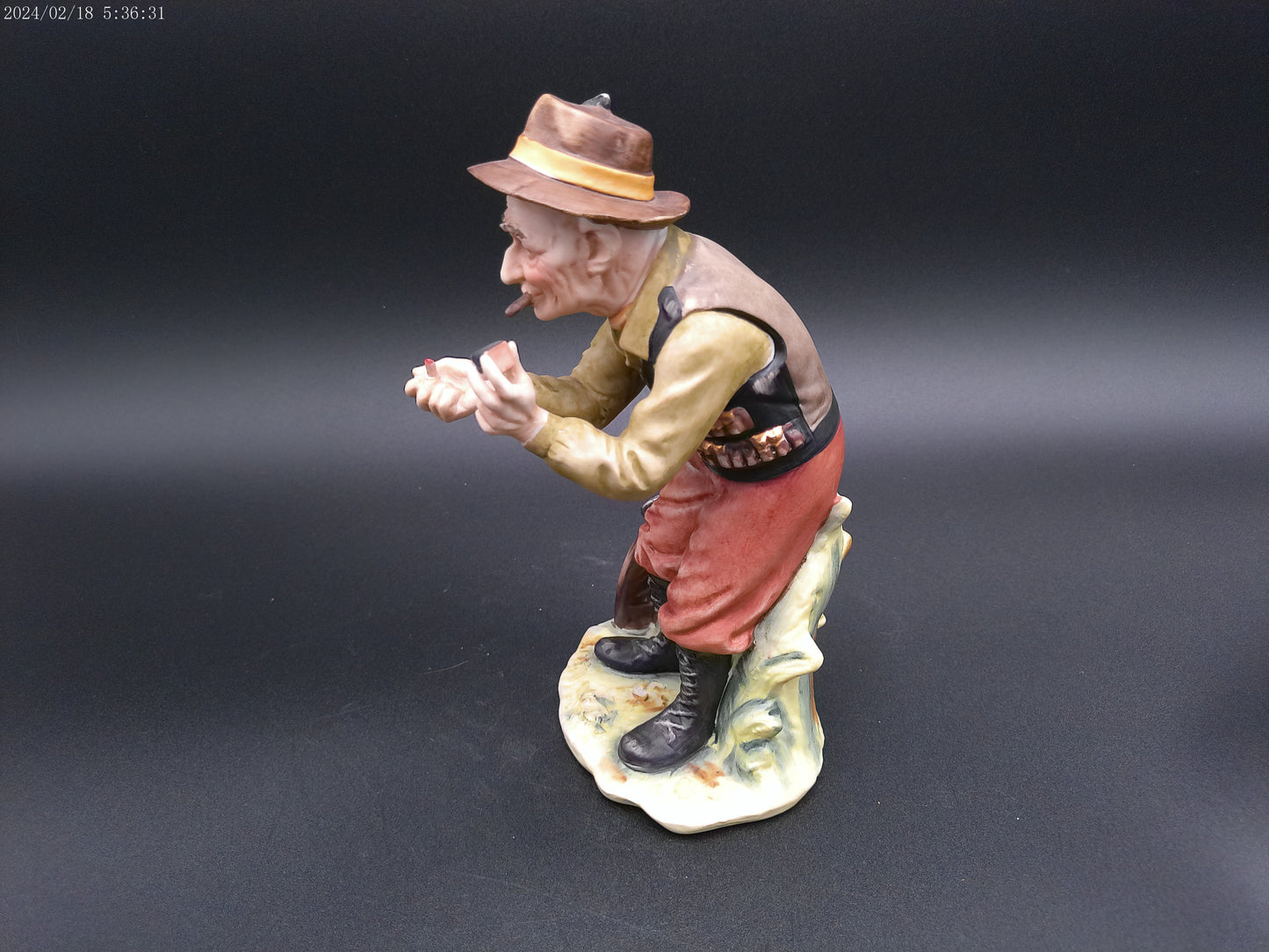 Limited Edition Hunter Statue Vintage