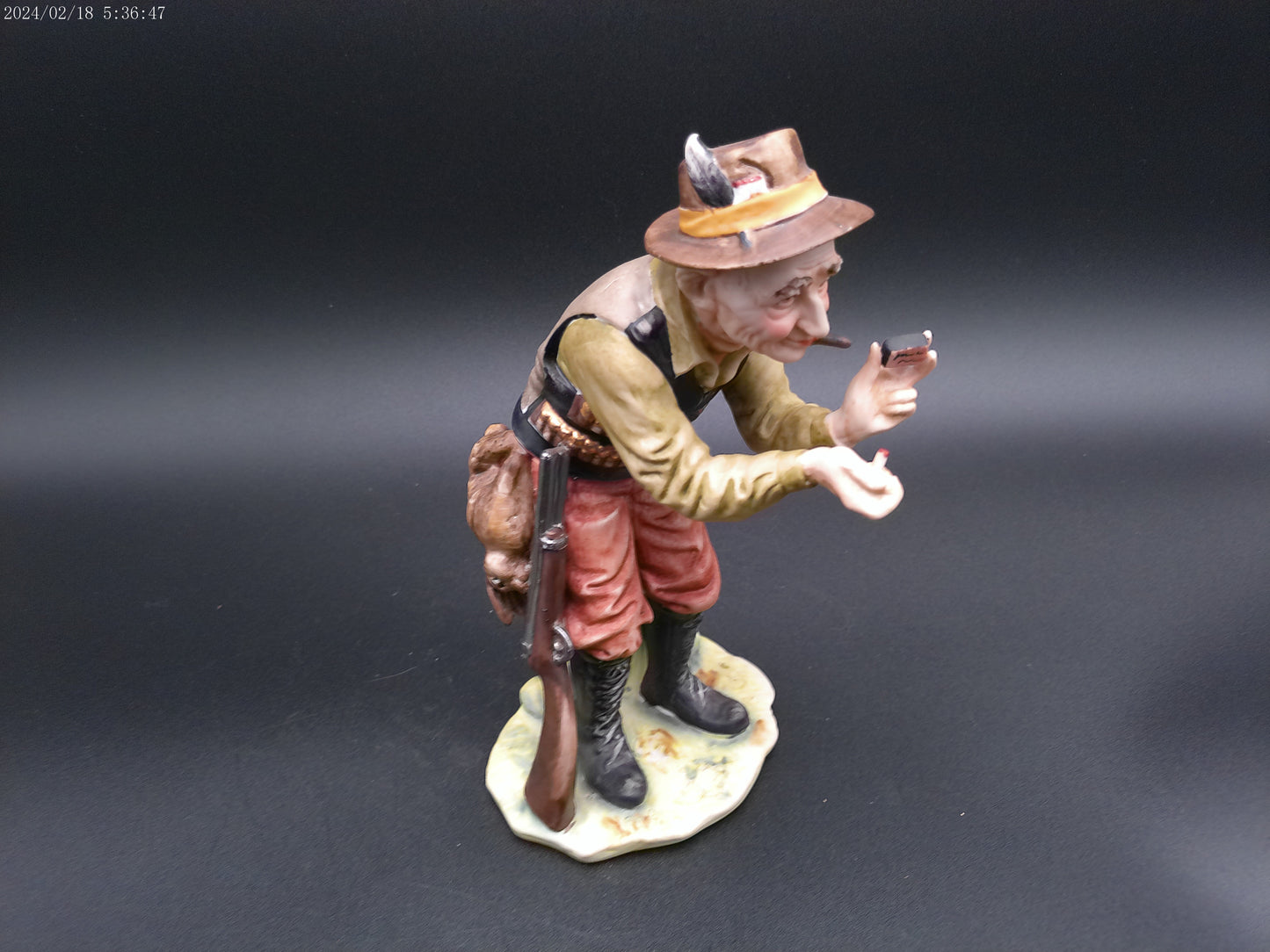 Limited Edition Hunter Statue Vintage