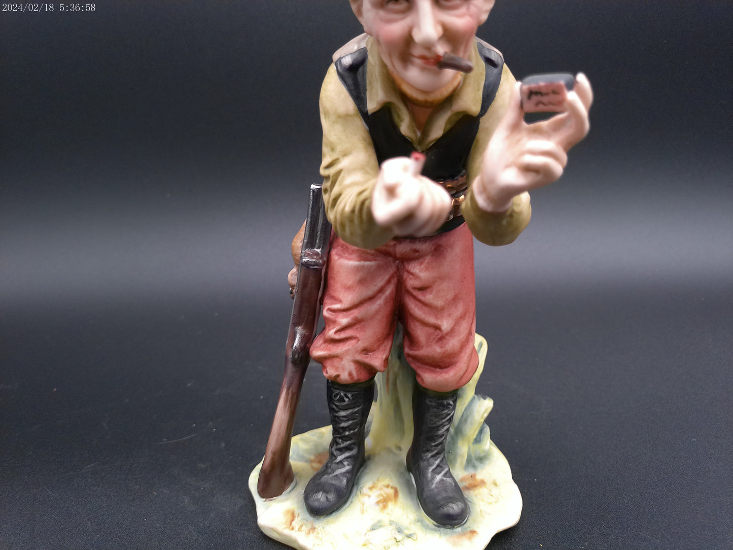 Limited Edition Hunter Statue Vintage