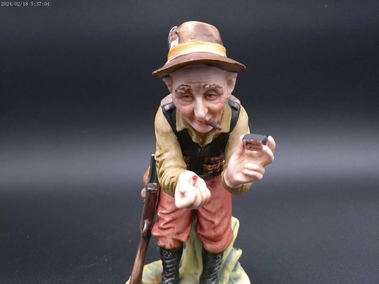 Limited Edition Hunter Statue Vintage