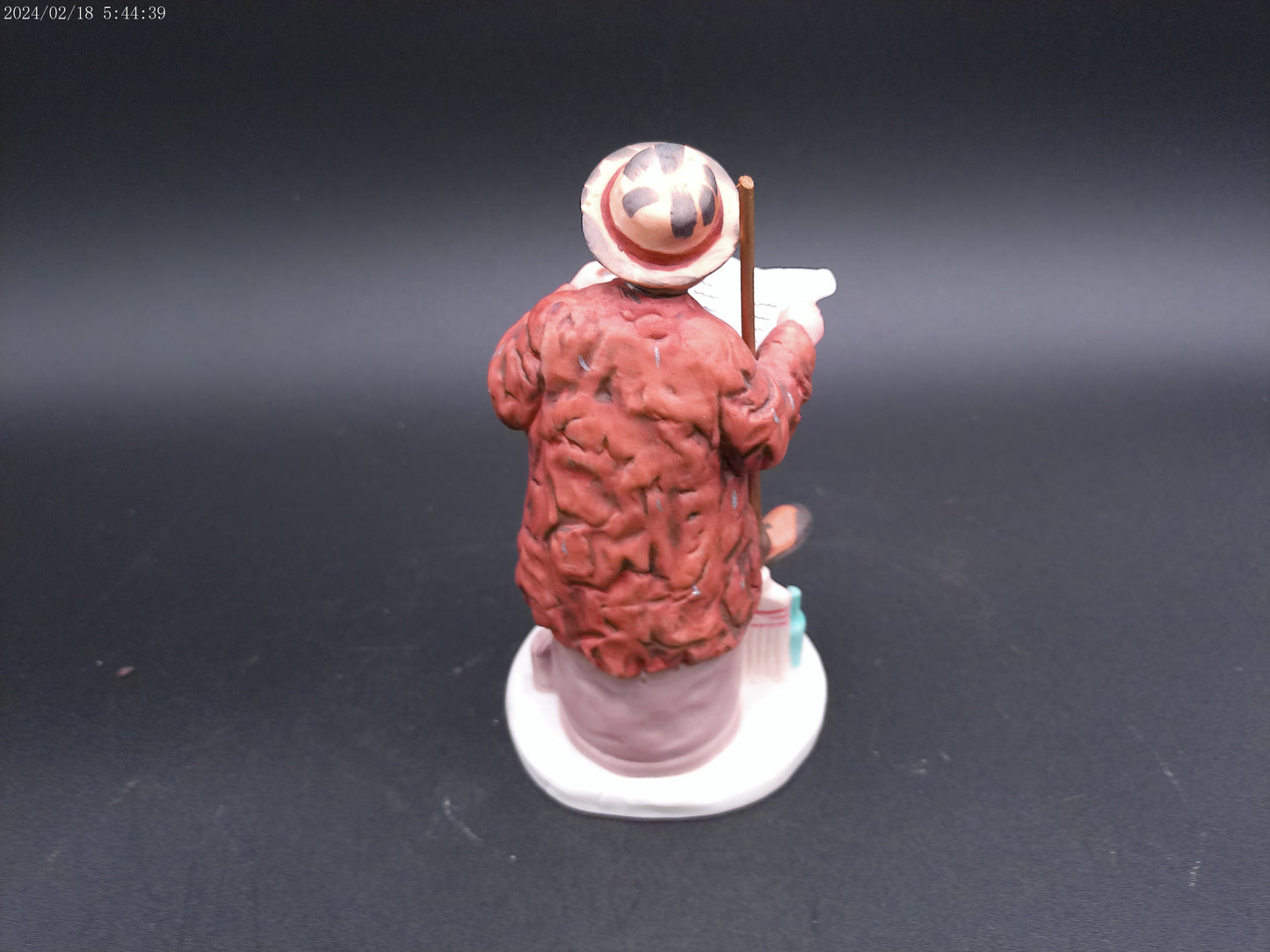 Emmett Kelly Stockbroker Wall Street Journal Broker Statue, 1986 from the Circus Collection ~ Limited Edition & Numbered