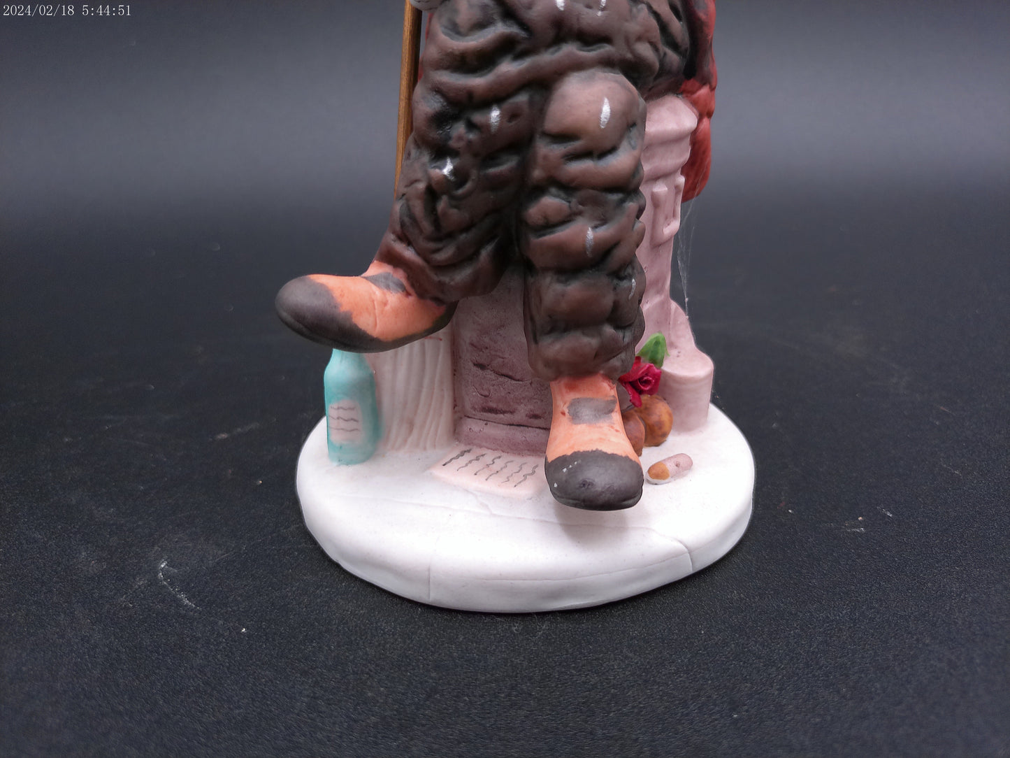 Emmett Kelly Stockbroker Wall Street Journal Broker Statue, 1986 from the Circus Collection ~ Limited Edition & Numbered