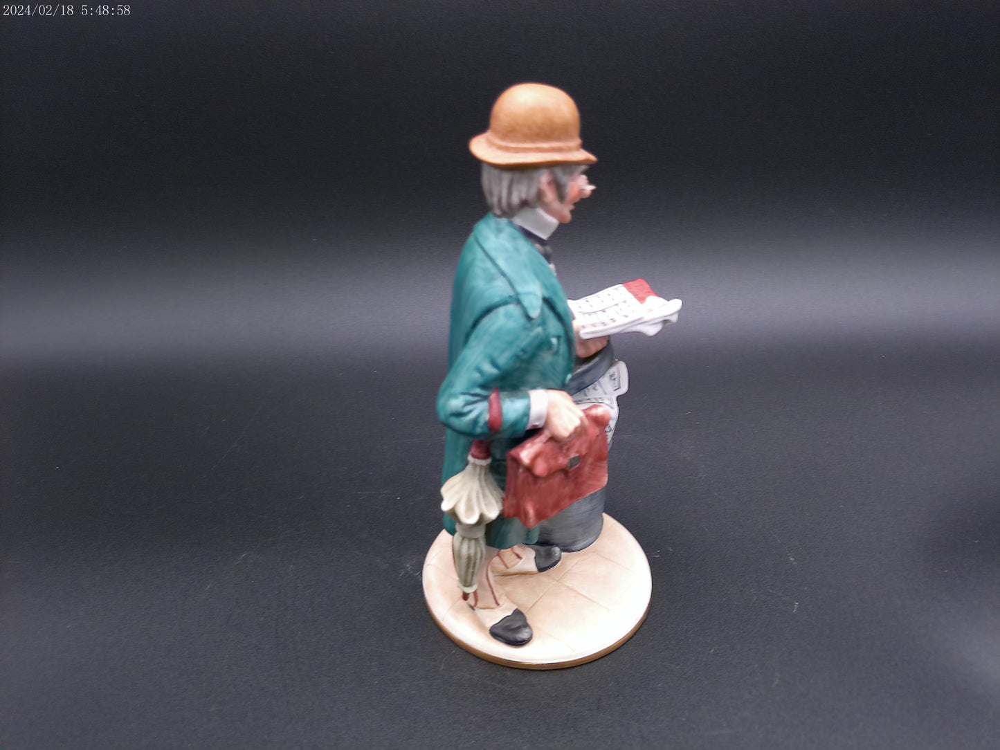 CompoDimonte Puccini's #1143 Economics in the Trash Can sculpture