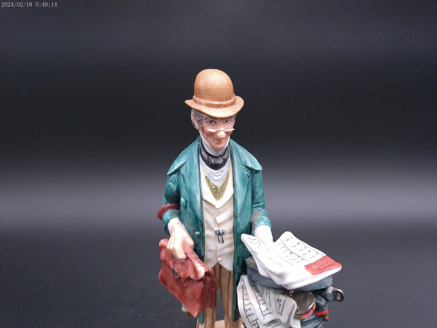 CompoDimonte Puccini's #1143 Economics in the Trash Can sculpture