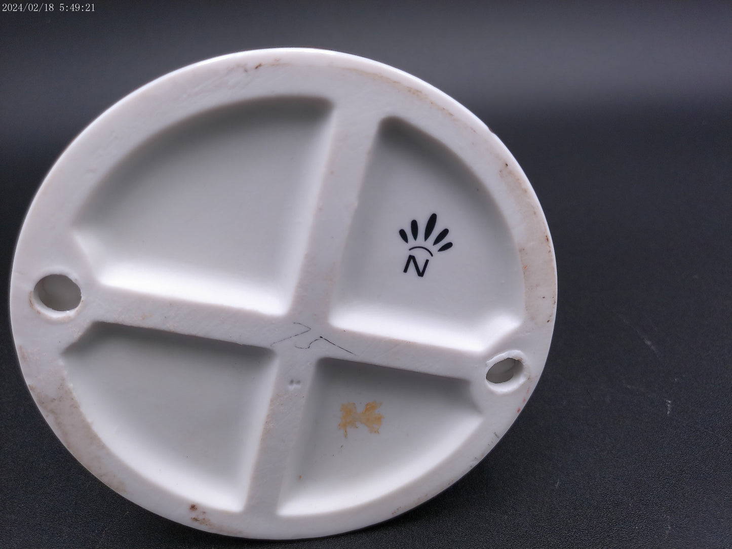 CompoDimonte Puccini's #1143 Economics in the Trash Can sculpture