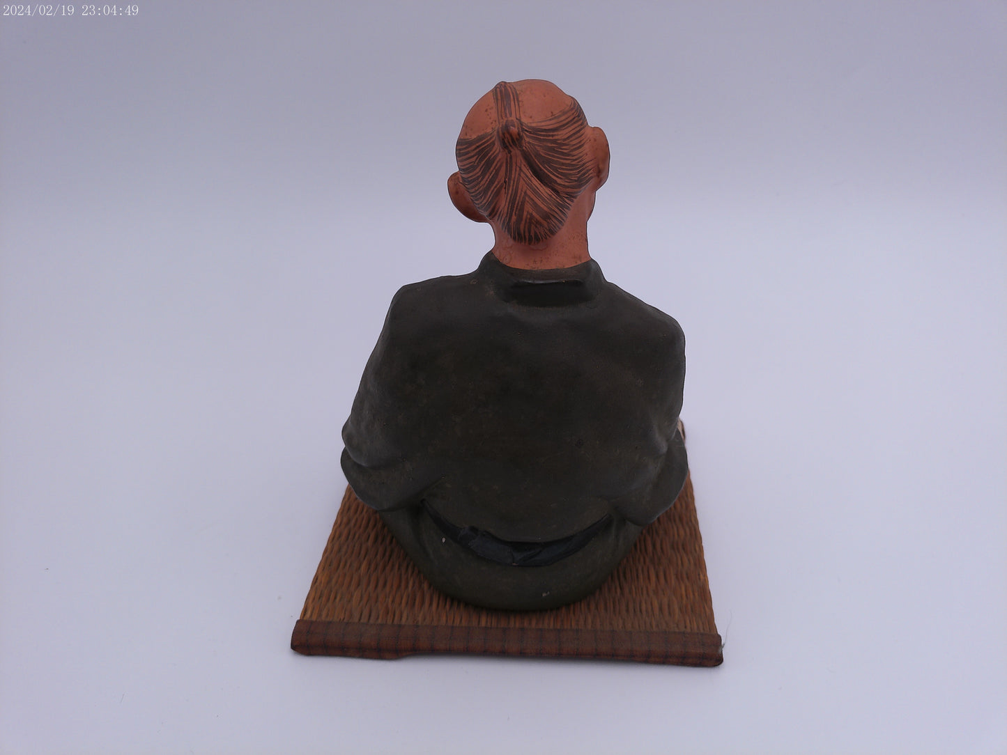 Japanese men figurine with book  vintage