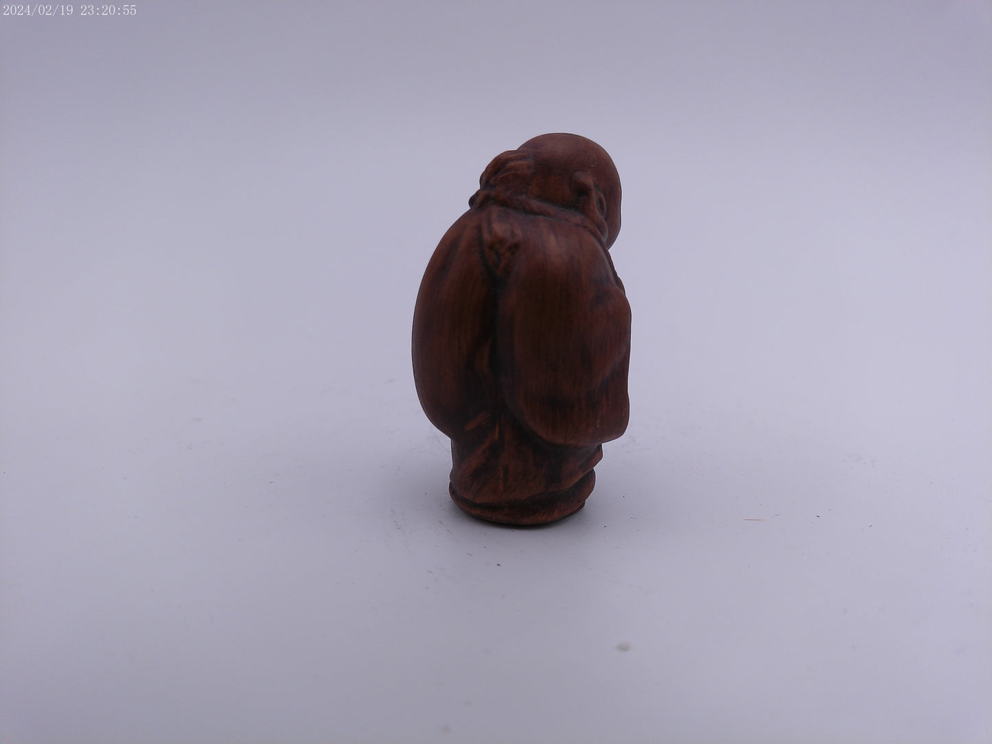 Buddha Figurine Red Resin