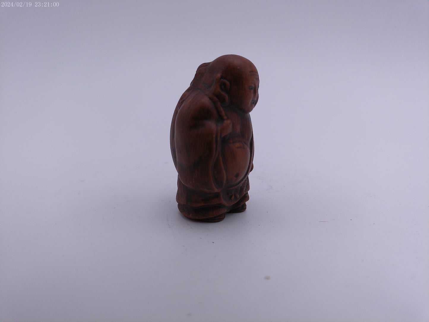 Buddha Figurine Red Resin