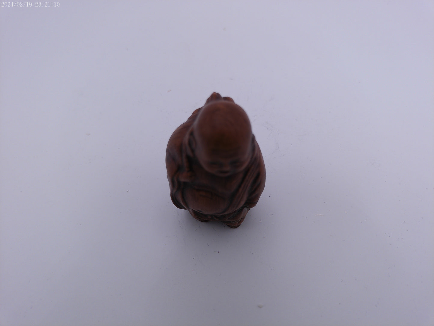 Buddha Figurine Red Resin