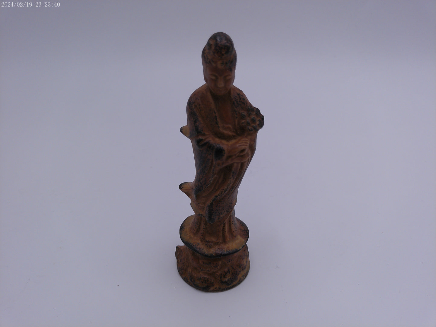 Chinese Antique beauty Boxwood Carving