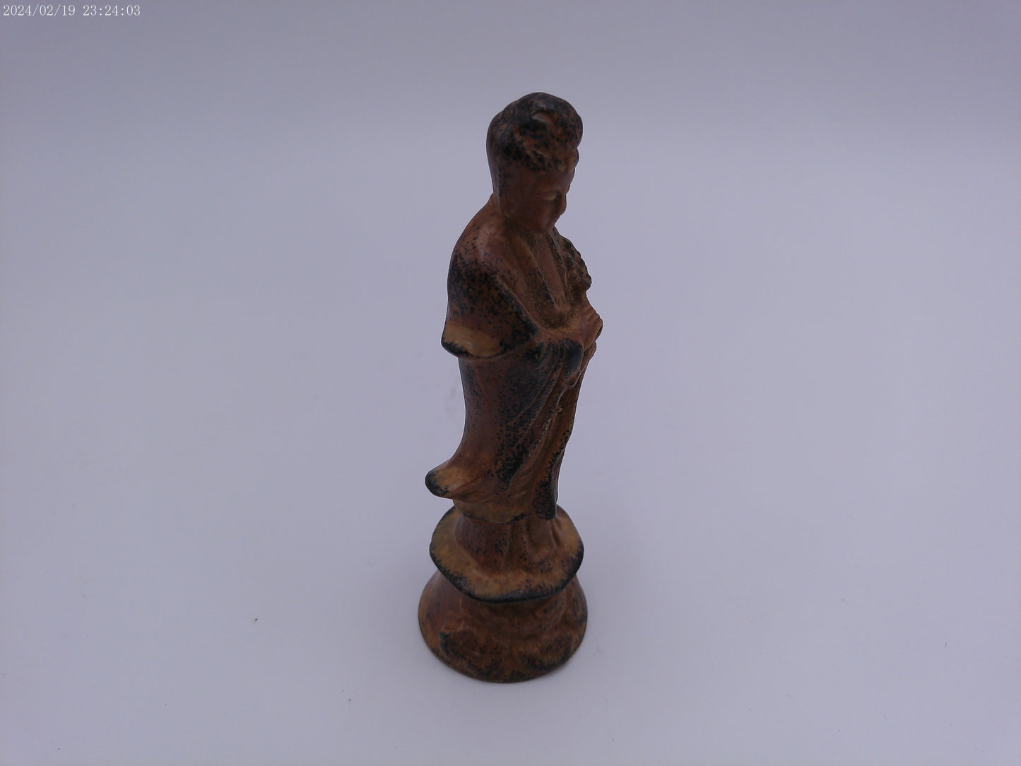 Chinese Antique beauty Boxwood Carving