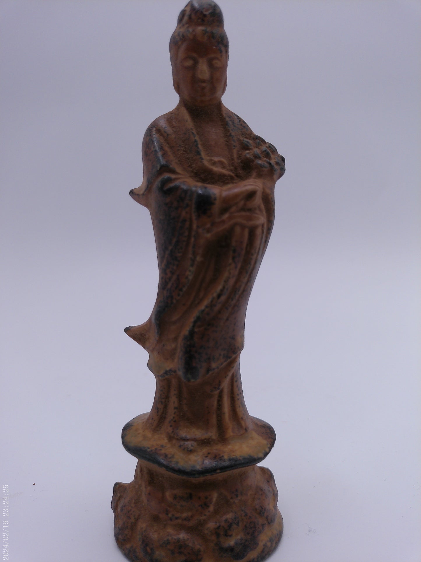 Chinese Antique beauty Boxwood Carving