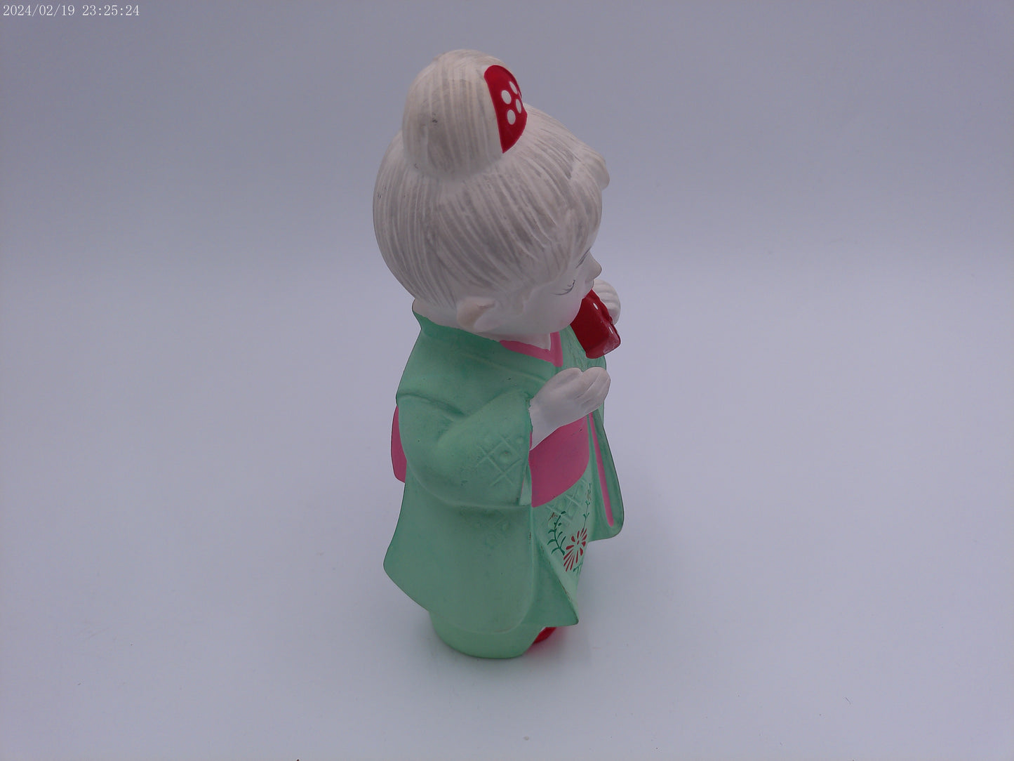 Japanese Hakata Geisha Doll Bisque Figure In Traditional Clothing