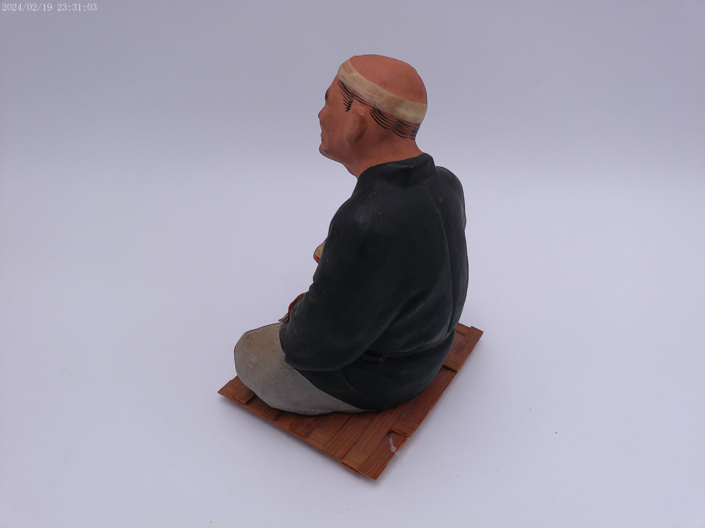 Vintage Japanese Hakata Urasaki Old Man painting