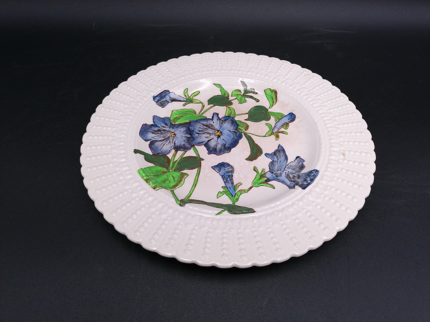 Stack of Plates Cauldon Flowers Series 2481 Flower Designs (9.5 In.) England