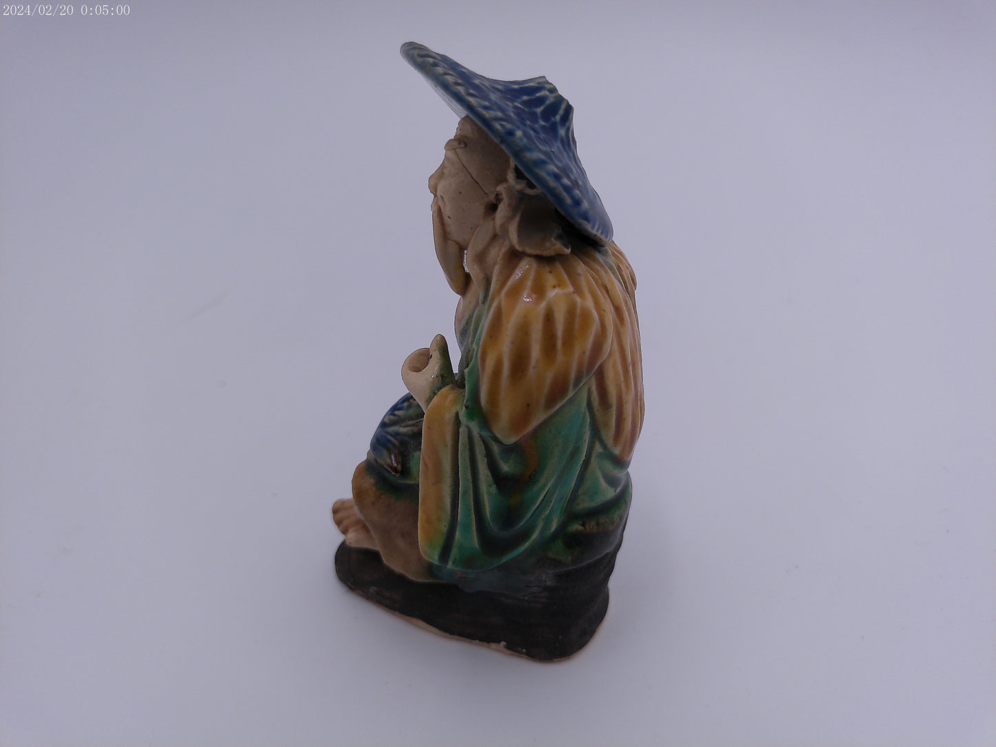 Ancient Chinese statue Mudman Sitting Statue