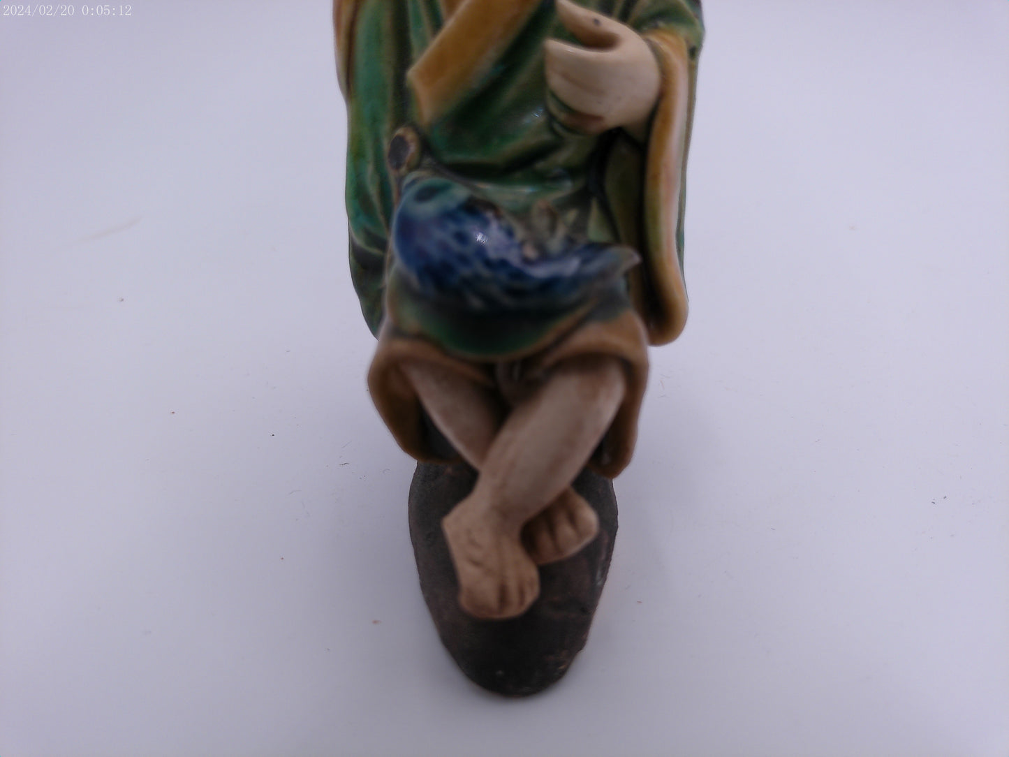 Ancient Chinese statue Mudman Sitting Statue