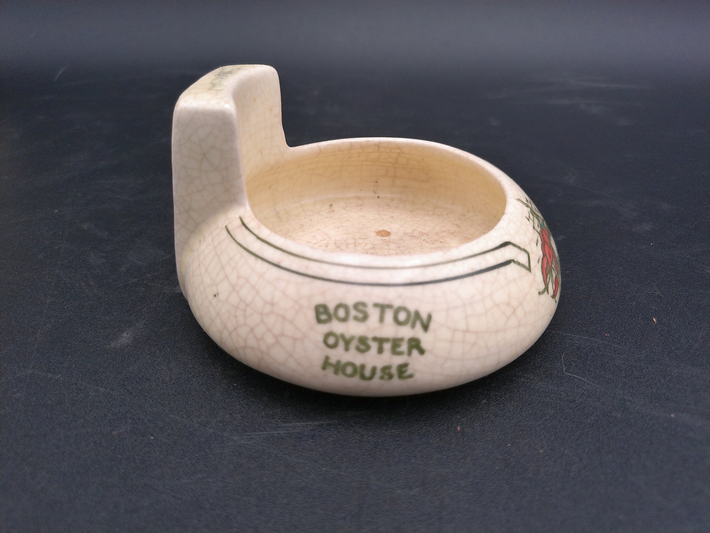 Ashtray Lot of 3 United Fuel & Supply Hoskinson Morrison Roseville Pottery Vintage